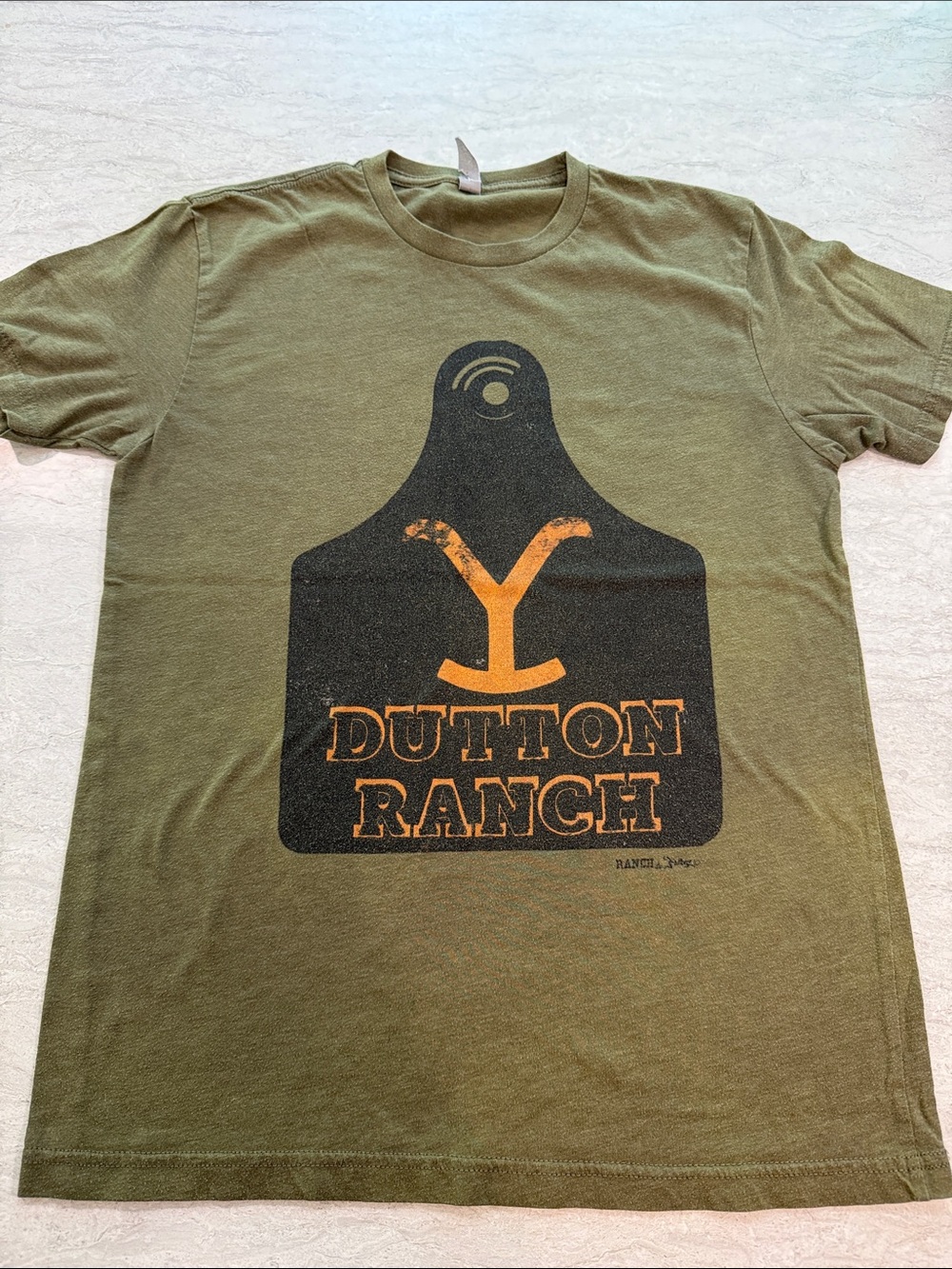 Dutton Ranch Graphic Tee - Olive Green